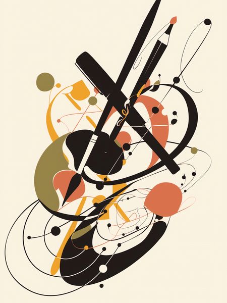 Plakat 30x40cm Abstrakcyjny Rapsod zdjęcie 1