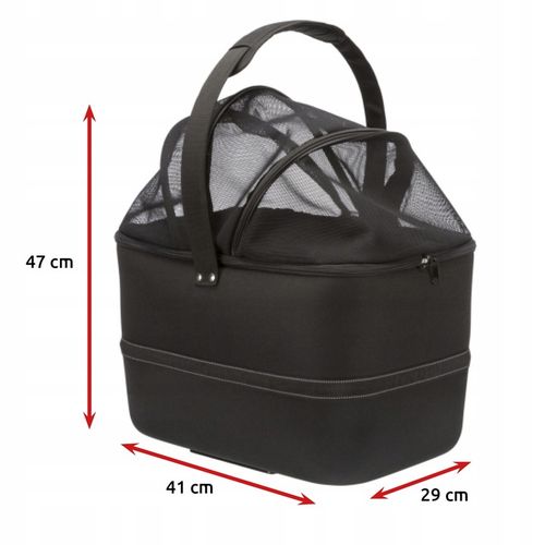 TRANSPORTER Kosz dla Psa Kota na Rower Kierownicę TORBA +STELAŻ TRIXIE 1szt na Arena.pl