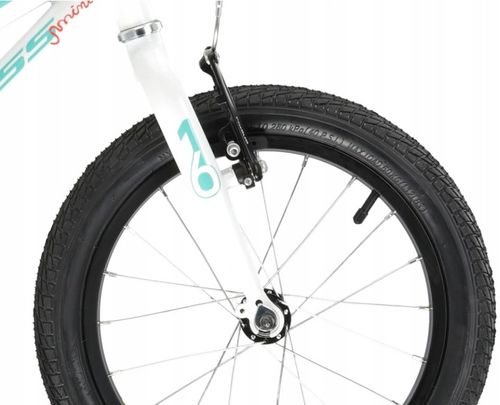 Rower dziecięcy 16" KROSS Mini 3.0 biały seledynowy R24 na Arena.pl
