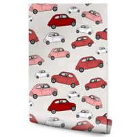 Tapeta Ścienna Kolorowe SAMOCHODY W Stylu Retro Dla Chłopca