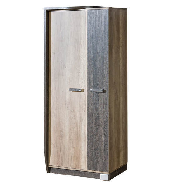 Nowoczesna Szafa Prawa 80 cm Dąb Canyon + Arusha ROMEK DL zdjęcie 1