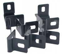 ZAWIJKA ZAPINKA UCHWYT DO PANELI ANTRACYT 50 SZT