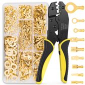 ZACISKARKA PRASKA KONEKTORÓW ZESTAW SAMOCHODOWYCH DUŻY ZESTAW ZŁĄCZA