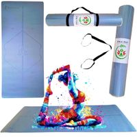 Mata do JOGI ćwiczeń fitness profesjonalna duża 180x80cm Antypoślizgowa 7mm