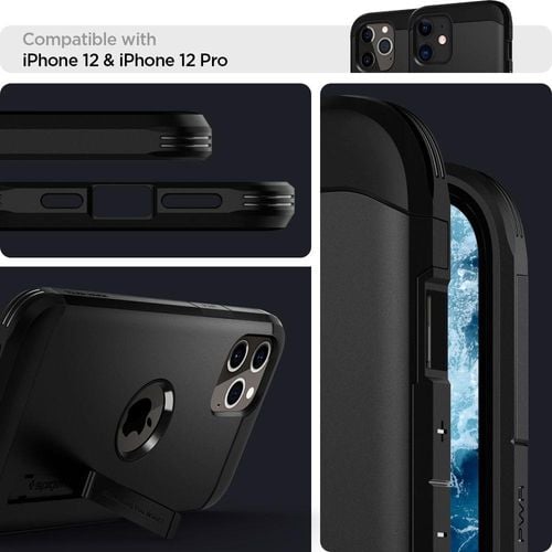 SPIGEN TOUGH ARMOR IPHONE 12/12 PRO BLACK na Arena.pl