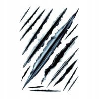 Naklejka Rysy Zaięcia rany na Auto Siekiera Zadrapanie Pazury Sznyty Blizny