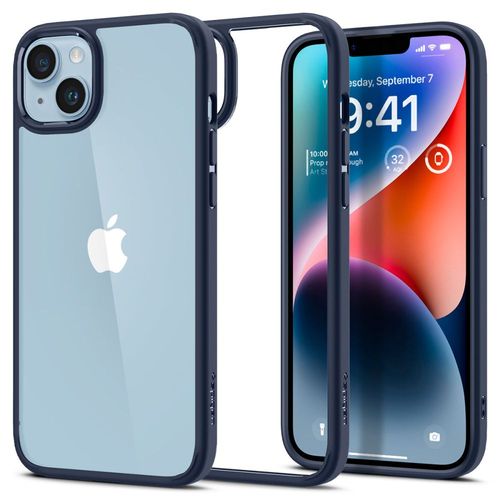SPIGEN ULTRA HYBRID ETUI OCHRONNE NAVY BLUE DO IPHONE 14 PLUS / 15 PLUS na Arena.pl