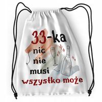 Plecak Urodziny 33 33Cie Sportowy Szkolny Worek Z Nadrukiem Ze Zdjęciem