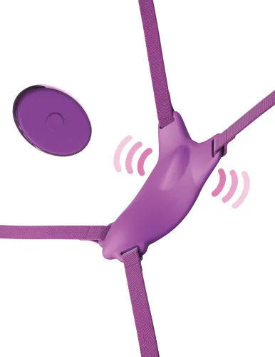 fantasy for her ultimate butterfly - wibrator do majtek z pilotem, rożowy na Arena.pl