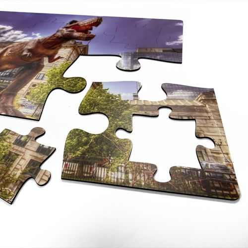 PUZZLE DREWNIANE DOUBLE Z TWOJEGO ZDJĘCIA NA PREZENT 12 el 60x40cm na Arena.pl