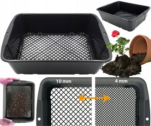 Sito Ogrodnicze Przesiewanie Ziemi Kompostu Kory Sitko Regulowane na Arena.pl