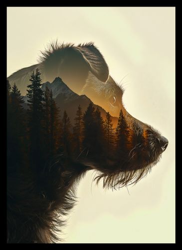 Plakat 25x35cm Psi Duch Lasu na Arena.pl