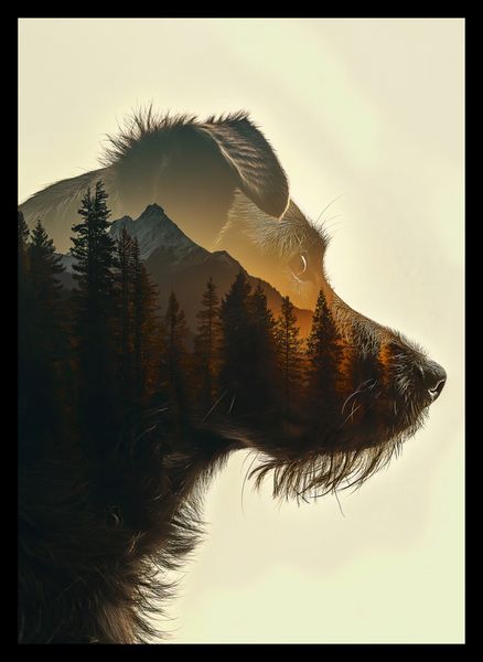 Plakat 25x35cm Psi Duch Lasu zdjęcie 2