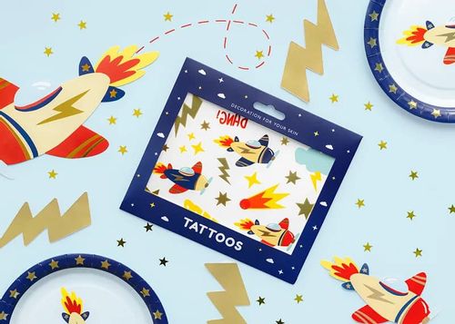 Tatuaże zmywalne Samoloty na Arena.pl