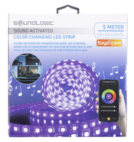 Kolorowa Taśma WiFi RGB LED 5m Tuya Sterowanie Telefonem Sound Activated