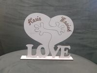 SERCE WALENTYNKOWE Z DOWOLNYMI IMIONAMI - WZÓR 3