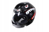 KASK MOTOCYKLOWY DZIECIĘCY SZCZĘKOWY ZAMKNIĘTY QUAD SKUTER HULAJNOGA M