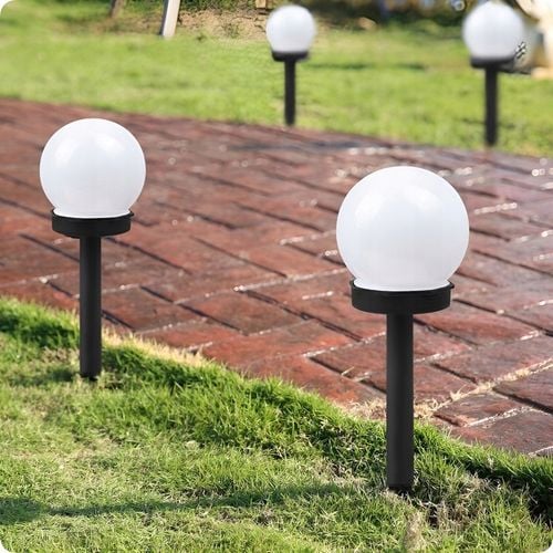 4x LAMPA SOLARNA OGRODOWA MOCNA BIAŁA KULA LED XXL na Arena.pl