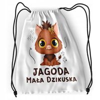 Plecak Sportowy Szkolny Dla Jagody Córki Dziecka Z Nadrukiem Ze Zdjęciem