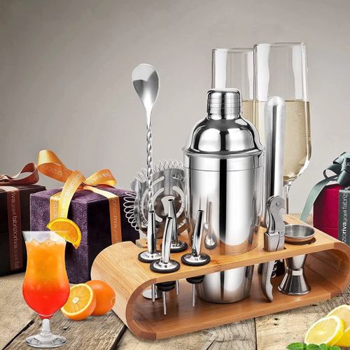Zestaw barmański shaker stojak GASTON 17 elementów na Arena.pl