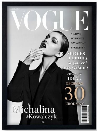 PREZENT na 18, 20, 30, 40, 50, 60 urodziny - OKŁADKA gazety + RAMKA A3 na Arena.pl