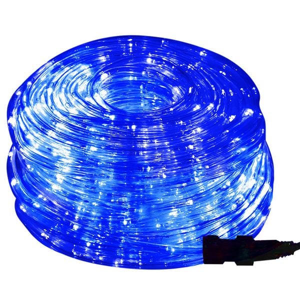 Wąż świetlny 480 Led niebieski 20m z programatorem IP44 zdjęcie 1