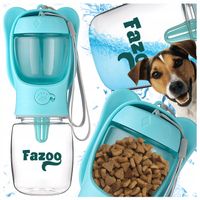 Butelka na Wodę Karmę dla Psa Poidło 2w1 Bidon Turystyczny Miseczka