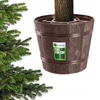 Stojak Pod Choinkę Choinkowy Brązowy Donica 2,4M