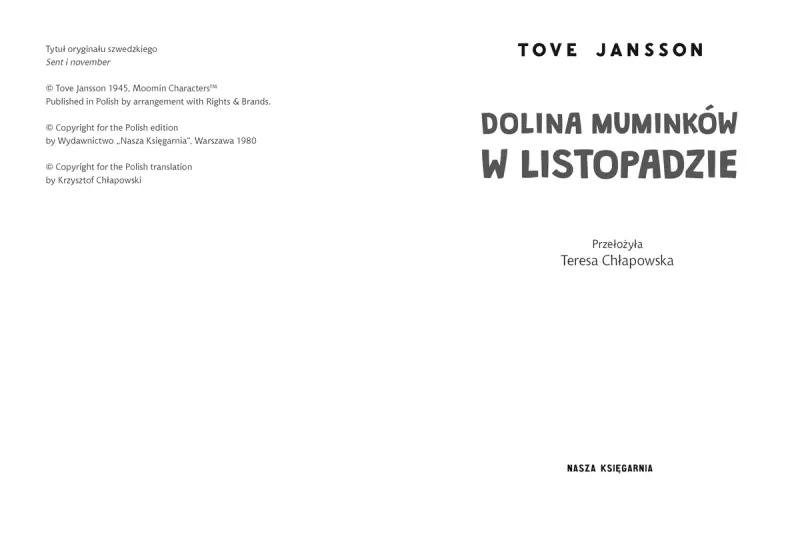 Dolina Muminków W Listopadzie zdjęcie 3