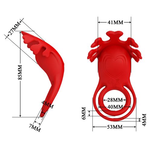Pretty Love - Vibration Penis Ring, Ruben, 7 Vibration Functions na Arena.pl
