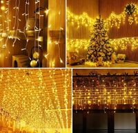 SOPLE FLASH 300LED LAMPKI ŚWIĄTECZNE ZEWNĘTRZNE Z FLESZEM KURTYNA ŚWIETLNA