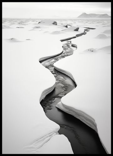 Plakat 50x70cm Szczeliny Mrozu na Arena.pl