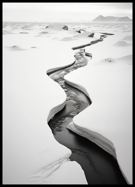 Plakat 50x70cm Szczeliny Mrozu zdjęcie 2