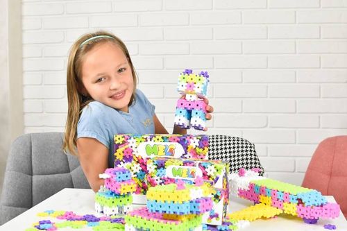 Klocki Meli Basic różowe Pink 300 szt. - mini wafle na Arena.pl