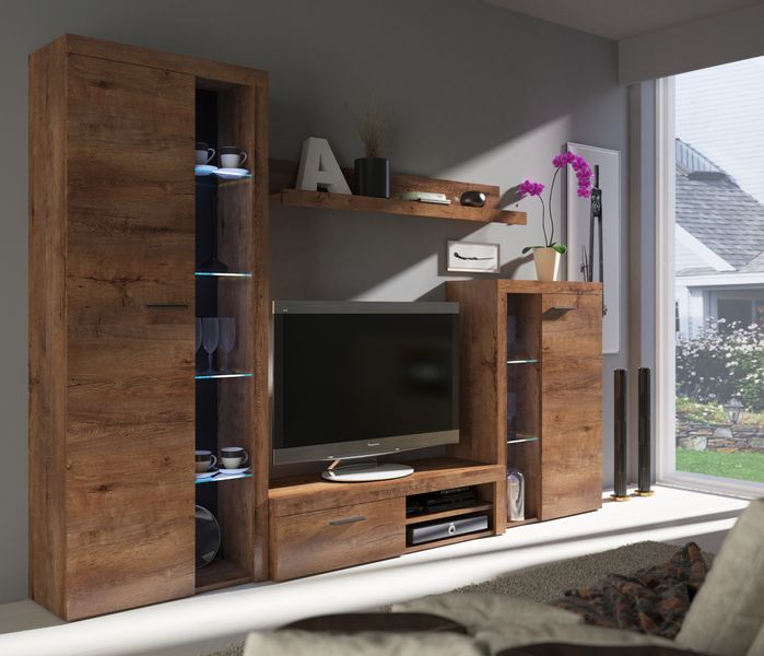 Meblościanka Rumba meble do salonu witryna, rtv zdjęcie 3