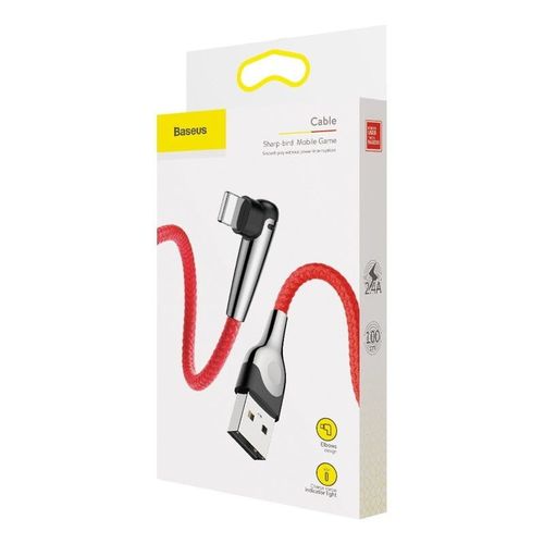 Kabel Baseus USB Type-A do Lightning MVP 2.4A 1M - czerwony na Arena.pl