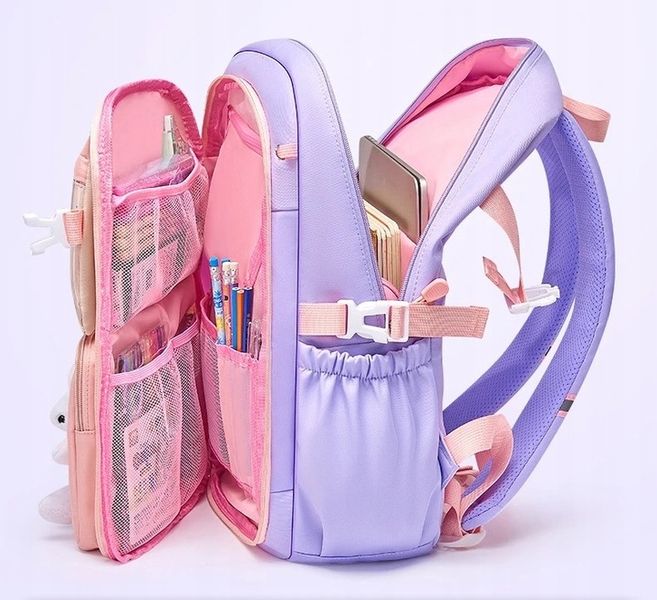 PLECAK SZKOLNY TORNISTER PIÓRNIK KRÓLIK ZAJĄC DLA DZIEWCZYNKI BN 180 kl 1-3 zdjęcie 11