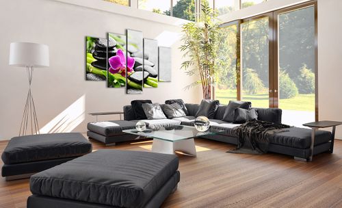 Obraz Na Płótnie - Storczyk Bambus  - 150X100 Cm - Ea150X100-2681 na Arena.pl