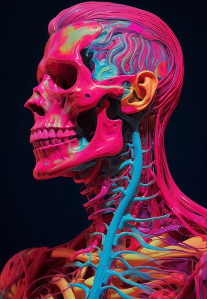 Plakat 68x98cm Anatomia Koloru zdjęcie 1