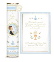 Tuba Pamiątka Komunijna Niebieska