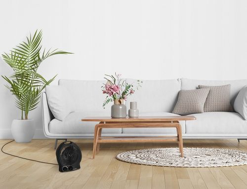 Grzejnik elektryczny Volteno 2000 W czarny 230 x 270 mm na Arena.pl