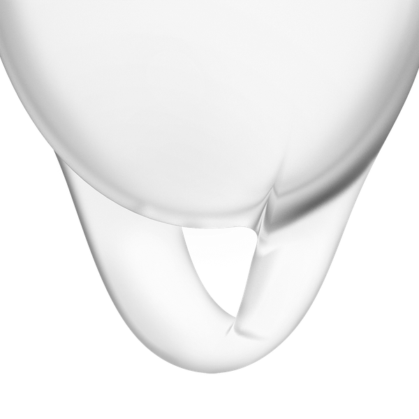 Satisfyer Feel Confident Menstrual Cup Set Transparent zdjęcie 3