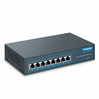 PRZEŁĄCZNIK 8-PORTOWY PoE+ ROZDZIELACZ SWITCH ETHERNET YUANLEY 120W