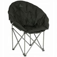 Krzesło turystyczne składane kempingowe Highlander Outdoor Moon Czarne