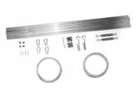 ZESTAW DO MONTAŻU ZEWNĘTRZNYCH ROLET RZYMSKICH POZIOMYCH DREWNO-MUR - MINI