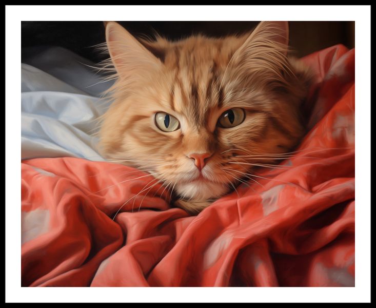 Plakat 76x60,5cm Mruczący Spokój zdjęcie 3