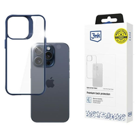 Apple iPhone 15 Pro - 3mk Satin Armor Case+ Blue
