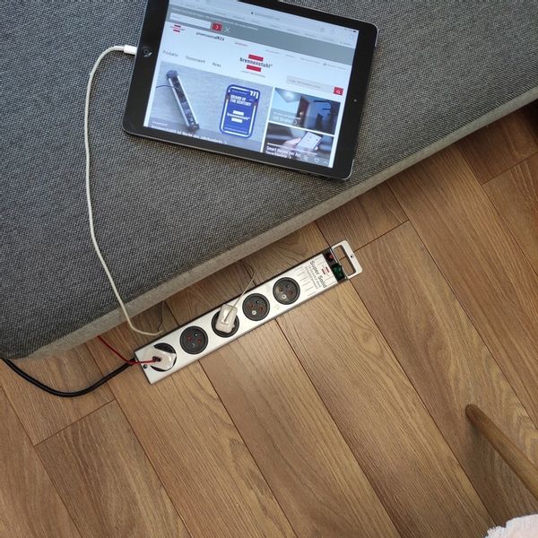 Przedłużacz Listwa Zasilająca Srebrna 5 Gniazd Kabel 2,5m BRENNENSTUHL zdjęcie 10