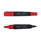 marker permanentny 89005 dwustronny czerwony