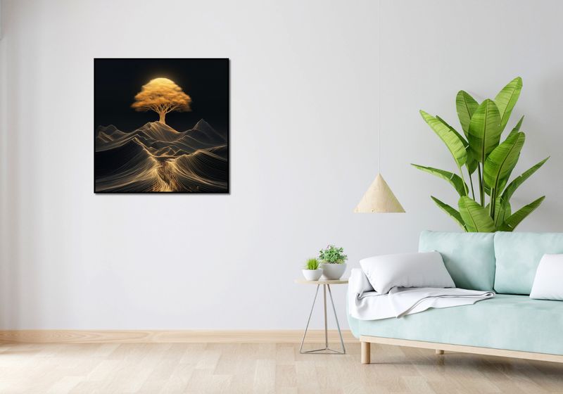 Plakat 80x80cm Drzewo Energii zdjęcie 4